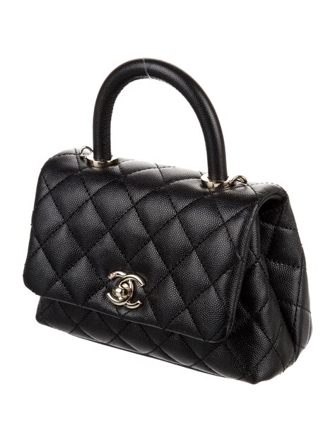 chanel coco handle small measurement|chanel mini coco handle bag.